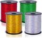 1000 Yards Metallic Curling Ribbon Set – 4 Pack Holographic Balloon & Gift Wrap String (Gold, Silver, Red, Green) for Christmas, Valentine’s Day, Parties & Craft Decorations